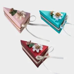 조각케이크 모양 구디백 답례품 포장박스 케이크 돌잔치 포장상자 행사