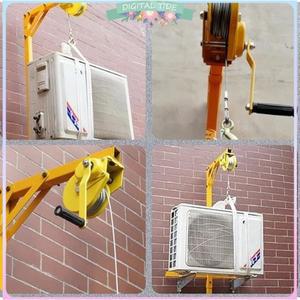 20M 수동 스테인리스 스틸 외부 설치 리프팅 크레인 자동 잠금 윈치 조립 에어컨