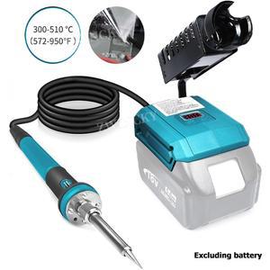 18V 20V 배터리 전기 납땜 60W 가열 500 공구 전동 조절 온도 빠른 인두 가능한 무선 용접 300