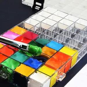 수채화 TL77QL11 물감 휴대용 케이스 12구 24구 36구 미술 도구