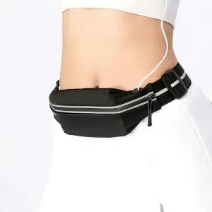 CHARS BW96UN72 러닝 힙색 런닝 벨트 힙섹 스포츠가방 수납가능 이어폰홀 조깅 등산 산책 활용
