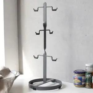 [하프클럽/셀러허브]3단 커피컵 머그컵 걸이 찻잔 철재 거치대 컵건조대