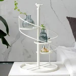 [하프클럽/셀러허브]데코용 3단 계단 선반 미니 화분 스탠드 철제 진열대