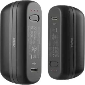OCOOPA 2 in 1 마그네틱 충전식 손난로 UT2s 미니 전기 2팩 분할 USB-C 재사용 가능한 휴대용 포켓 히터