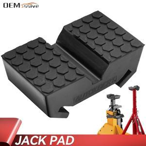 일체형 잭 스탠드용 고무 패드 어댑터 핀치 용접 새들 병 잭슬롯 프레임 레일 포함 자동차 리프트 보호대