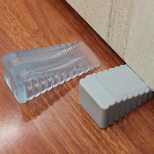 전면 도어 스토퍼 충돌 방지 고무 스톱 가정용 이동 가능 구멍을 뚫을 필요 없음 웨지 하드웨어 홈