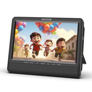 W-612D 모델용 WONNIE 7.5인치 싱글 휴대용 DVD 플레이어(단일 화면, 액세서리 포함 없음)
