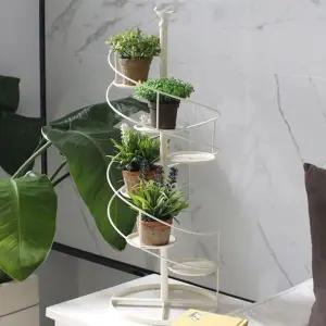 [하프클럽/셀러허브]원형 계단모양 철제 선반 작은 화분 소품 인테리어