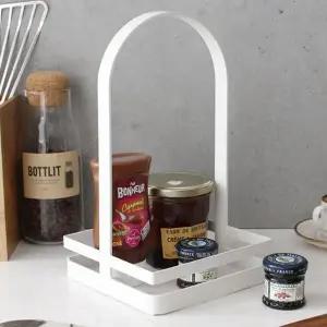 [하프클럽/셀러허브]사각 핸들 양념랙 양념통 정리 오일병 조미료 수납함