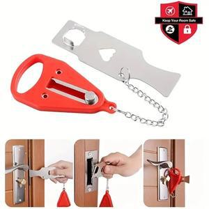 1pc 휴대용 여행 안전 도어 잠금 장치 및 가족에게 적합 범용 수면