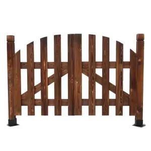 방부목 대문 나무 울타리 마당문 야외 펜스 담장 난간