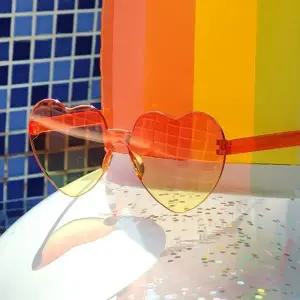 ( )파티 선글라스 생일 촬영소품 하트 투톤