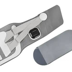 JSM 한일의료기 무선 온열 허리마사지기+허리보호대 근육 등 복부 진동 안마기 EMS 저주파 마사지 기계