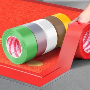 슈퍼 강한 방수 덕트 테이프 여러 색상 벽 파이프 매트 카펫 매트 카펫 러그에 대한 다용도  이상적인 DIY