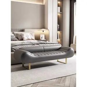 럭셔리 벤치 침대 오렌지 카페 베드 발받침 긴의자