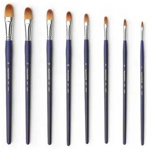 유화 QR76LL25 아크릴 회화 붓 800F 규격 1호 미술용품