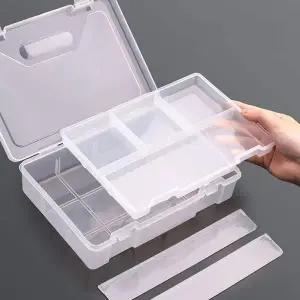 미술 AE32US38 도구 정리함 플라스틱 수납 박스 스케치 화구 정리