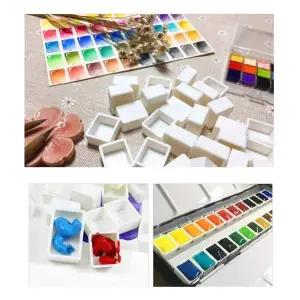 고품질 MZ56KI28 1/2 물감 하프팬 25개입 2ml 미술 수채화