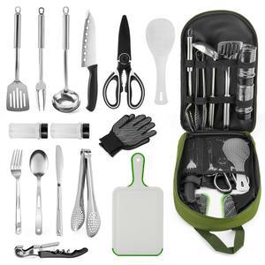 온리파이어 야외 그릴 16피스 맞는 캠핑 조리 세트 정리 휴대용 요리 피크닉 CT606에 딱 도구 생활 여행 제품입니다 테일게이트 RV 키트 하이킹