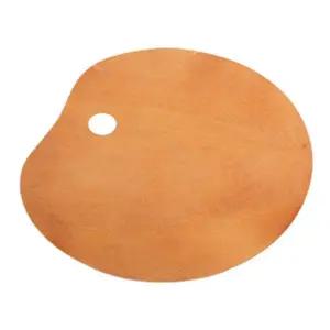 미술용 HW43UQ38 우드 팔레트 원형 5mm 유화 아크릴 물감-대