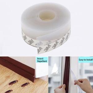 창문 밀봉 스트립 자가 접착 방풍 실리콘 도어 하단 씰 테이프 주택 유리 샤워 용