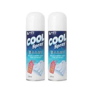 여름 XJ36IL35 스포츠 급속냉각 청량감 멘톨 쿨 스프레이 2개