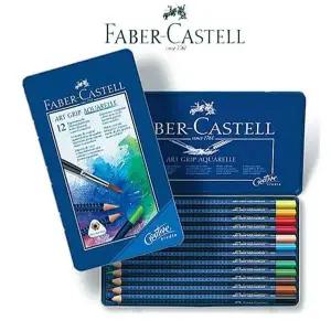 수채색연필 IL12CE03 세트 12색 파랑 케이스 포함 미술 학생용 컬러 연필