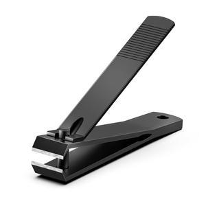 두꺼운 발톱을 위한 헤비 듀티 스트레이트 블레이드 손톱깎이, 전문가용 스테인리스 스틸 손톱 발톱깎이 트리머 - 노인, 남성 및 여성용 넓은 턱 발가락 손톱깎이 (블랙)