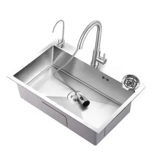 스텐 사각 싱크볼 수전포함 주방 세척대 씽크볼
