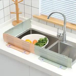 [하프클럽/셀러허브]물튐을 방지하는 길이조절 싱크대 가림막