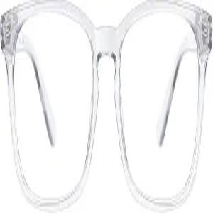 TIJN 블루 라이트 차단 안경 여성용 투명 프레임 스퀘어 너드 안티 레이 컴퓨터 스크린