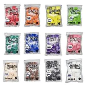 티티클레이 ES65MI86 10g 30개입 파우치 300g 하양 티티경인