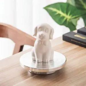 알루미늄 IV44KV76 원형 도자기 손물레 돌림판 조소용품 25cm