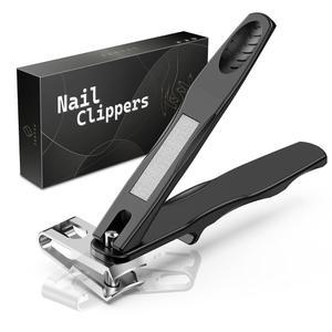 노인용 FERYES 360 회전 손톱깎이, 남녀용 긴 손잡이 두꺼운 손톱을 위한 인체공학적 이지 그립 발톱깎이