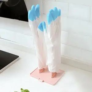 [하프클럽/셀러허브]탑리빙 손가락 고무장갑건조대 말리기 행주걸이 핑크