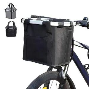자전거 QC70ET30 핸들바 바구니 접이식 바스켓 걸이식 장바구니