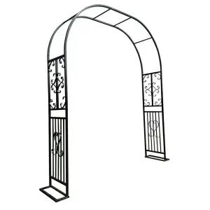 장미 아치 철제 울타리 프레임 대문 넝쿨 화단 오벨리스크