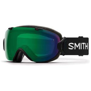 스미스 옵틱스 I/O 스노우 고글 - 블랙 / 크로마팝 데일리 그린 미러 원 사이즈