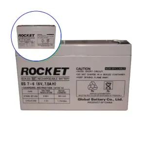 쌍문상회 튼튼한 세방전로켓트배터리 ES76 6V7AH UPS 발전기용