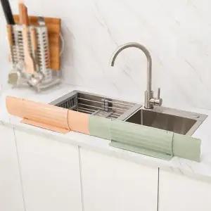 [하프클럽/셀러허브]싱크대 설거지 물튀김방지 가림막 물막이 길이조절