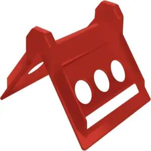 벌칸 코너 프로텍터 - 4인치 플라스틱 레드 케이스 60개