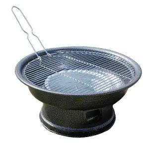 원형 UC95RI98 그릴 / 바베큐 그릴 야외 캠핑 숯불 화로 불판