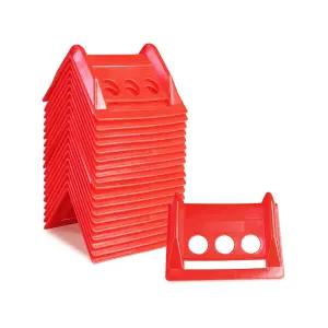 ENJ 20팩 플랫베드 엣지 프로텍터 최대 4인치 스트랩용 코너 타이 다운 화물 가장자리 보호 액세서리