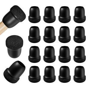 16PCS 의자 다리 보호대 실리콘 두꺼운 랩 펠트 가구 패드 바닥을 긁힘과 소음으로부터 보호하기위한