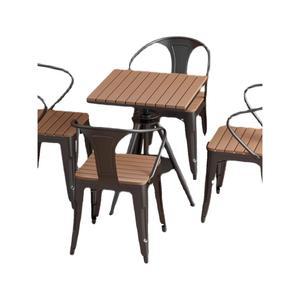 야외 테이블 의자 세트 스테인레스 업소용 모던 스테이블 테슬린 깡통테이블