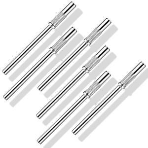 소형 샌딩 밴드용 맨드릴 비트 6개, 전기 드릴 파일 머신용 3.1mm 미니 3/32 섕크 네일 비트, 아크릴 매니큐어 페디큐어 도구