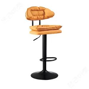 등받이 바텐 의자 업소용 식탁의자 회전 원목 체어 홈바