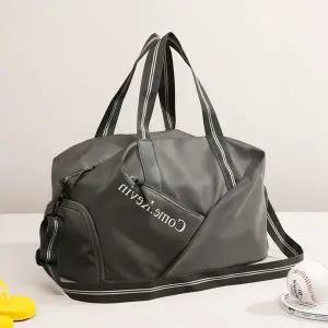 백 그레이 여행 헬스 여행용가방 여행용보스턴백 신발 수납 보스턴