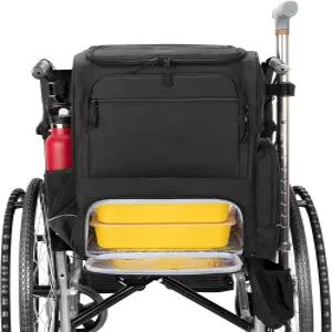 삼듀 휠체어 백팩 등에 걸 수 있는 의약품 및 도시락용 보온 포켓 목발 포켓이 기능성 액세서리 가방 전용