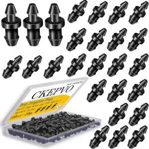 잔디 정원 드립 파이프 시스템에서 누수 없는 안전한 연결을 위한 100개 플라스틱 튜브 플러그